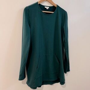 Pure J.Jill Pima Cotton Tunic with front pocket Woman’s size Medium